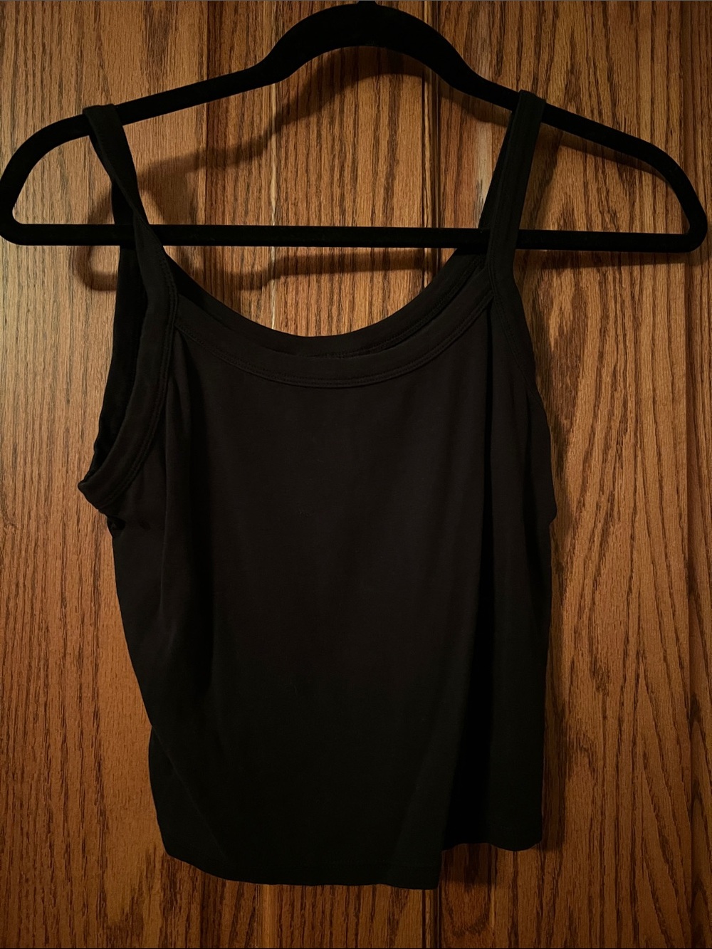 Topshop Black Women's Tank Top - Classic Scoop Neck